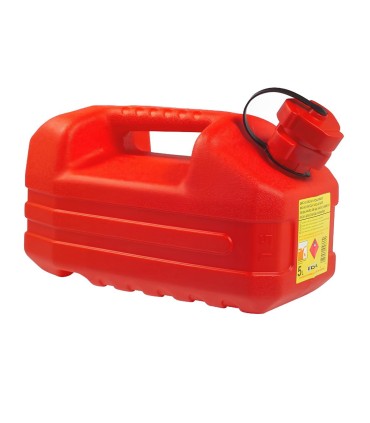 Bidón de plástico de hidrocarburos de 5 litros MMF.fr
