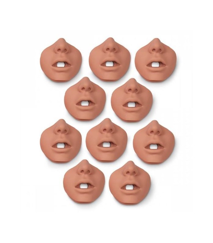 10 embouts bouche-nez pour mannequin adulte RCP Brad 31480 | MMF.fr