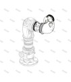 Fût de sortie coudé 2,5" pour canon StreamMaster II 3482