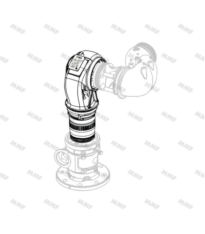 Elbow inlet for monitors StreamMaster II 3480-3482 40589 | MMF.fr