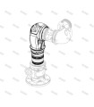 Fût d'entrée coudé pour canons StreamMaster II 3480-3482