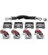Rollen x 4 Für Wasserdichten Koffer Peli™ 0340-0350-0370 34576 || MMF.fr