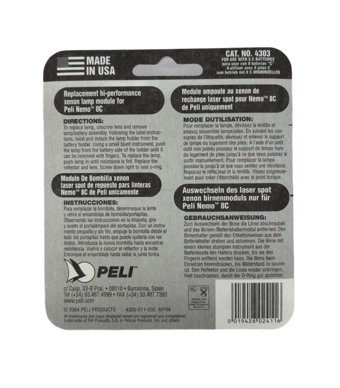 Peli™ Xenon 4303 Glühbirne für die Nemo™ 8C 31963 | Lampe MMF.fr