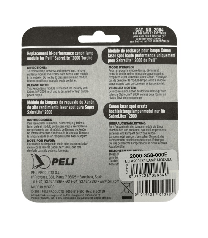 2004 Peli™ Xenon bulb for SabreLite™ 2000 torch | MMF.fr