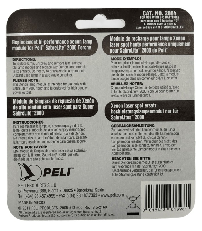 Ampoule Xénon 2404 Peli™ pour lampe StealthLite™ 2400/2450 23609 | MMF.fr