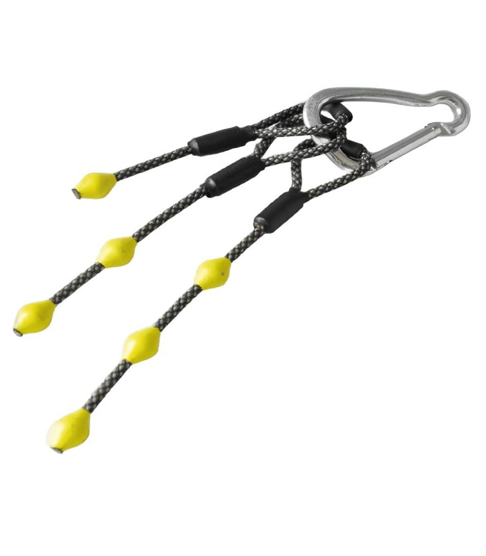 Juego de 3 llaves de derivación con mosquetón para línea guía | MMF.fr