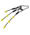 Set of 3 bypass wrenches with snap hook for guide line
