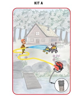 Home fire protection kit