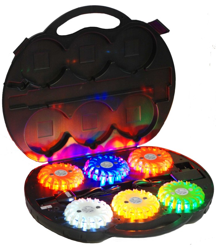 Balises lumineuses rechargeables - Pack de 6 unités  | MMF.fr