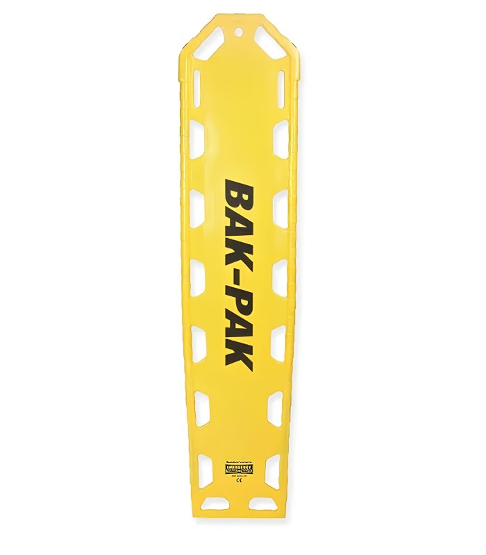 BAK PAK II hard top amarillo con 3 radio-translúcidos y correas