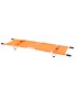 Foldable stretcher in 4 208×54.5 cm with orange cover