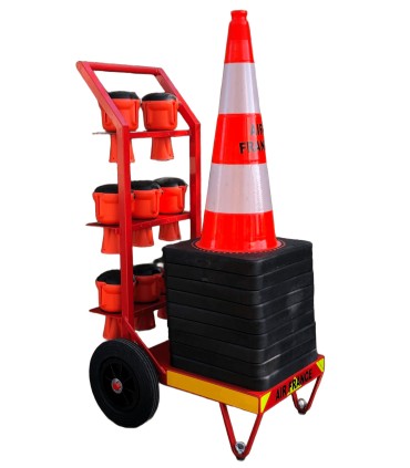 Mobile Beaconing and Signalling Unit - 8 cones 8 Skipper ribbon