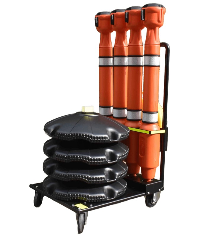 Beaconing and maintenance cart with SKIPPER system