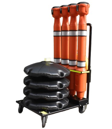 Beaconing and maintenance cart with SKIPPER system