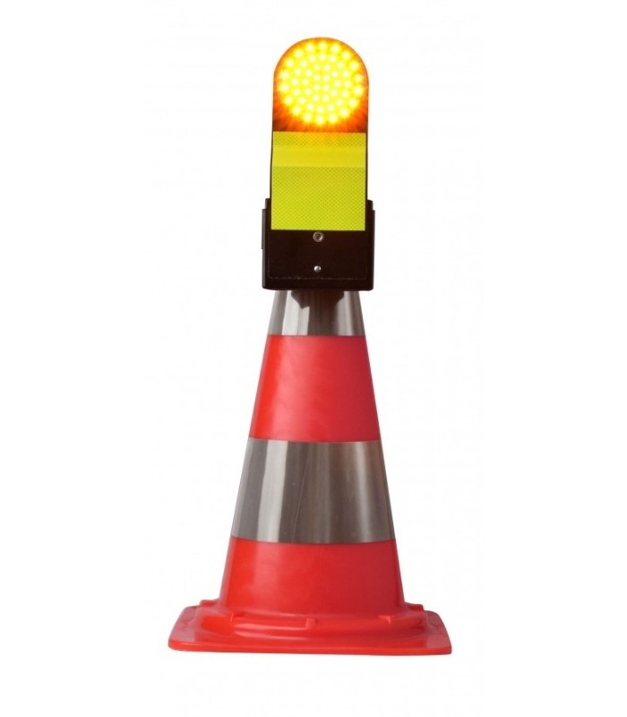 Flash emergency beacon LED Orange 120 mm