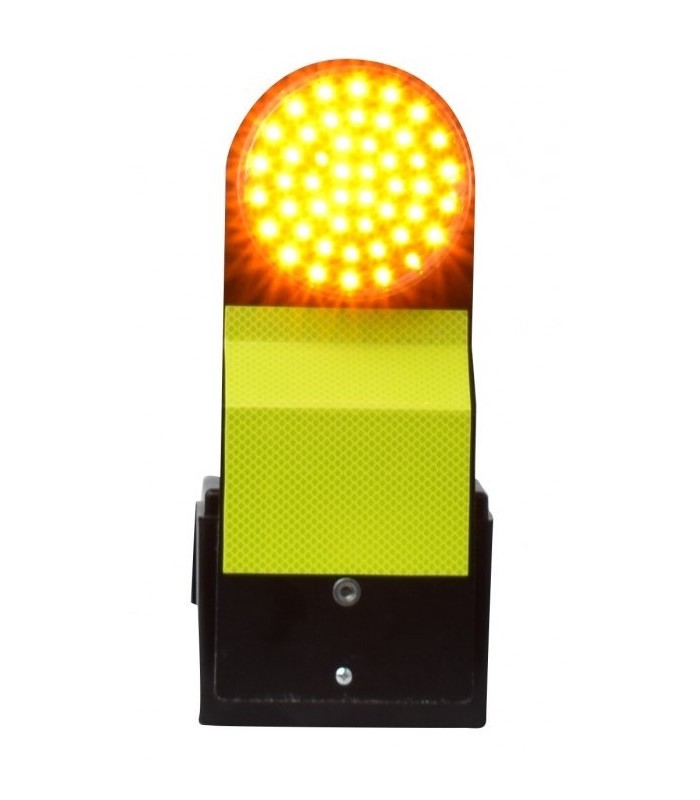 Feu Flash de balisage d'urgence LED Orange 120 mm 40928 | MMF.fr