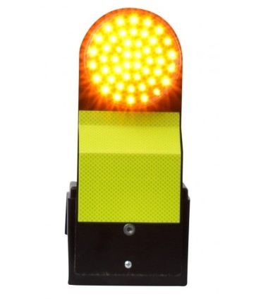 Linterna de emergencia LED naranja 120 mm 40928 | MMF.fr
