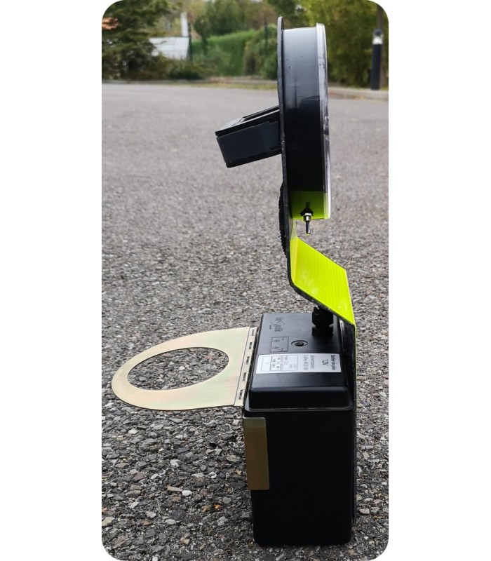 Flash emergency beacon LED Orange 120 mm