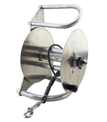 Bobina metálica para 50 y 60 m de línea guía de 6 mm