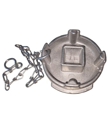 Bouchon pour poteau incendie avec verrou et chaînette DN65 DN100 41503 | MMF.fr