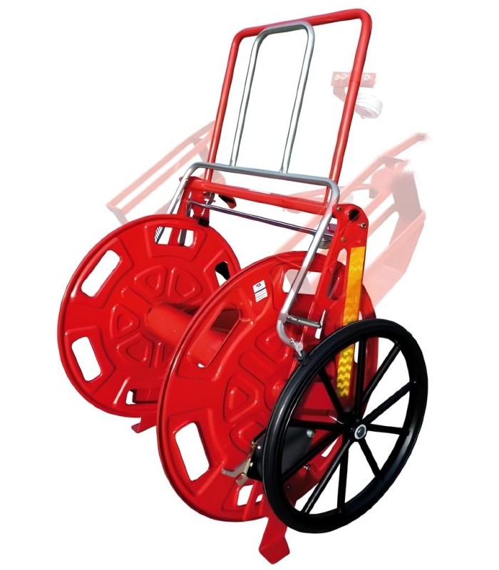 Wheeled hose reel for fire engines | MMF.fr