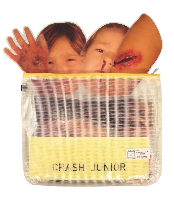 Kit de simulation de blessures TEE-UU CRASH JUNIOR – 24 scénarios réalistes 41535 | MMF.fr