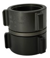 Conversion from 1.5" female NPSH to 1.5" female BSP swivel connection