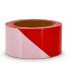 Ruban de balisage haute résistance rouge et blanc 50mm x 100m 33546 | MMF.fr