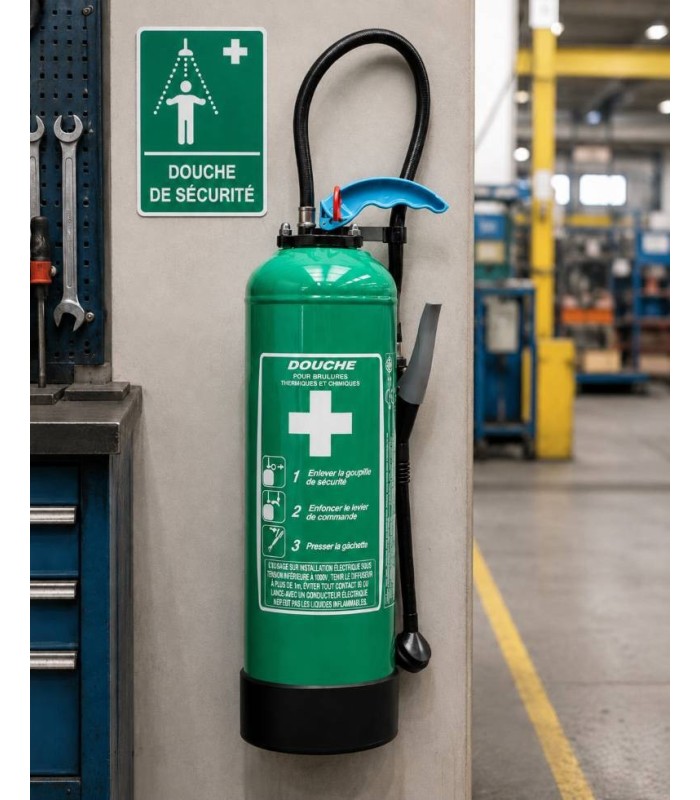 Ducha de emergencia portátil | MMF.fr