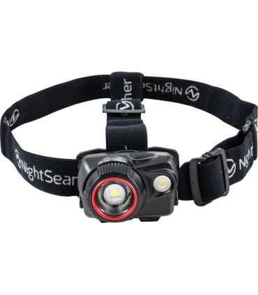 Lampe frontale NightSearcher M580R rechargeable 38764 | MMF.fr