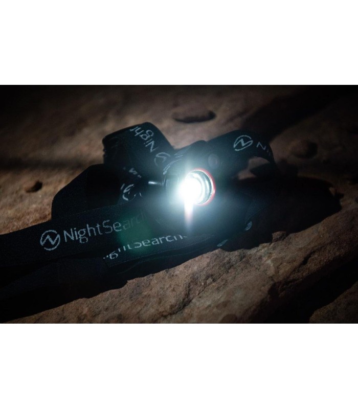 Lampe frontale NightSearcher M580R rechargeable 38764 | MMF.fr