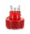 Rejilla de aspiración con filtro de acero inoxidable SG DN 65 con válvula