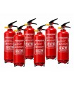2 kg ABC Dry Powder Fire Extinguisher - Set of 6