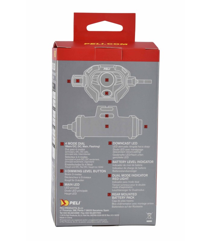 Linterna frontal « PELI™ » 2780R LED | MMF.fr