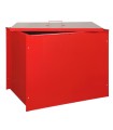 100-liter steel sandbox for storing sand and safety absorbents