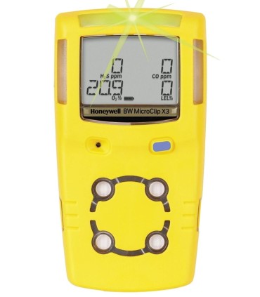 Honeywell MicroClip X3 4-Gas Multi-Gas Detector | MMF.fr