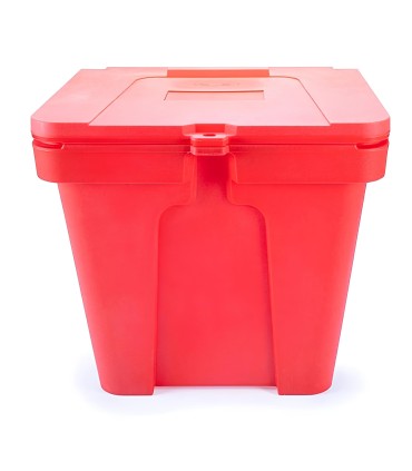 Coffre de stockage rouge 110 L avec ou sans pelle | MMF