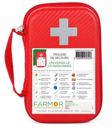 Trousse de secours semi-rigide Universelle  | MMF.fr