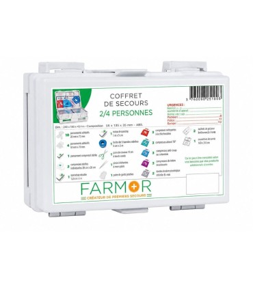 Coffret de secours  en plastique rigide Multirisques | MMF.fr
