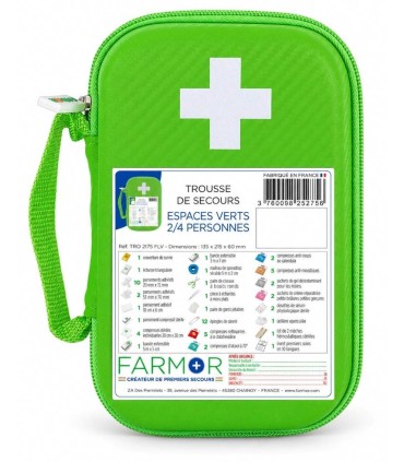 Erste-Hilfe-Set „Espace vert“ für 2 bis 4 Personen | MMF.fr