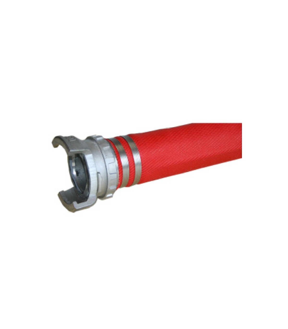 Tuyau D'incendie Industriel 1-1/2'' X 50 FT, Simple Veste TPU, Pression Max 750 PSI - Neuf Avec Raccords NST/NH