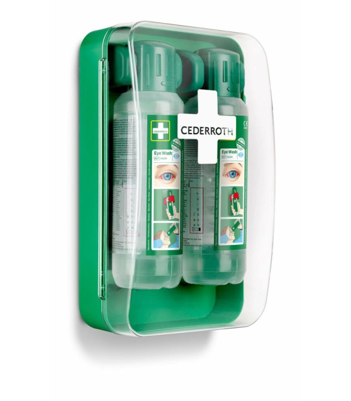 Cederroth Augendusche-Schrank mit 2 x 500 ml Flaschen 51011040 40603 | MMF.fr