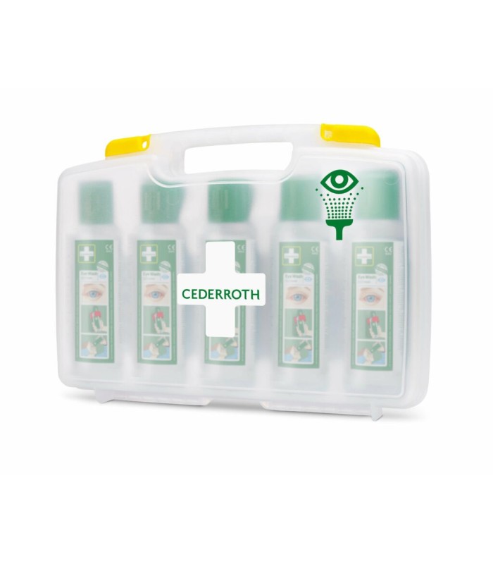 Cederroth Augenwaschkasten mit 5 x 500 ml-Flaschen 40605 | MMF.fr