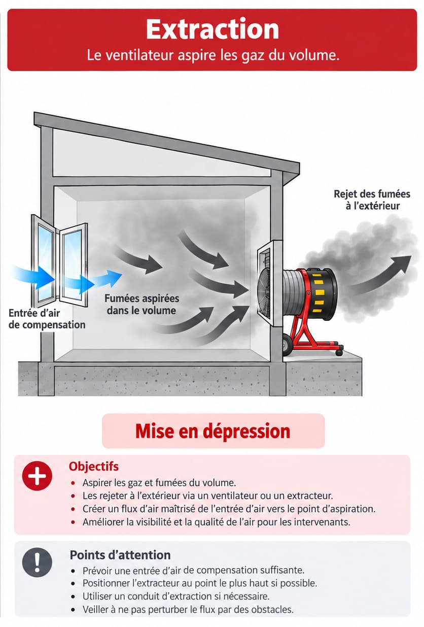 ventilation par extraction des fumées